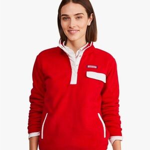 Vineyard vines Women's Harbor Fleece 1/4 Snap (XS)